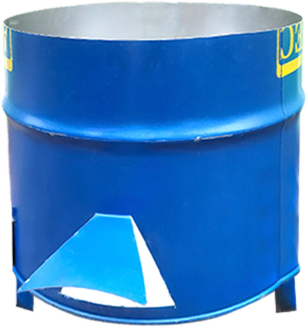 드럼 소각통 M (공사현장 주택마당 공터 캠핑 등 야외용 소각통 소각로 화덕), 1개