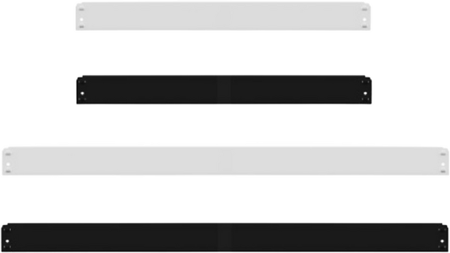 스피드랙 선반 받침 개별 부품, 600mm, 1개, 블랙