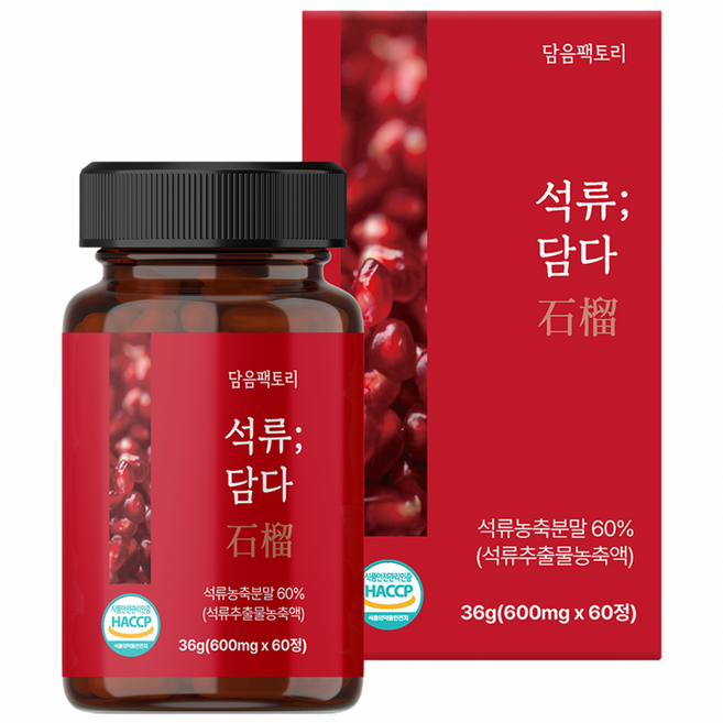 담음팩토리 석류담다 팩밸런스 포뮬러 프리미엄, 1박스, 60정