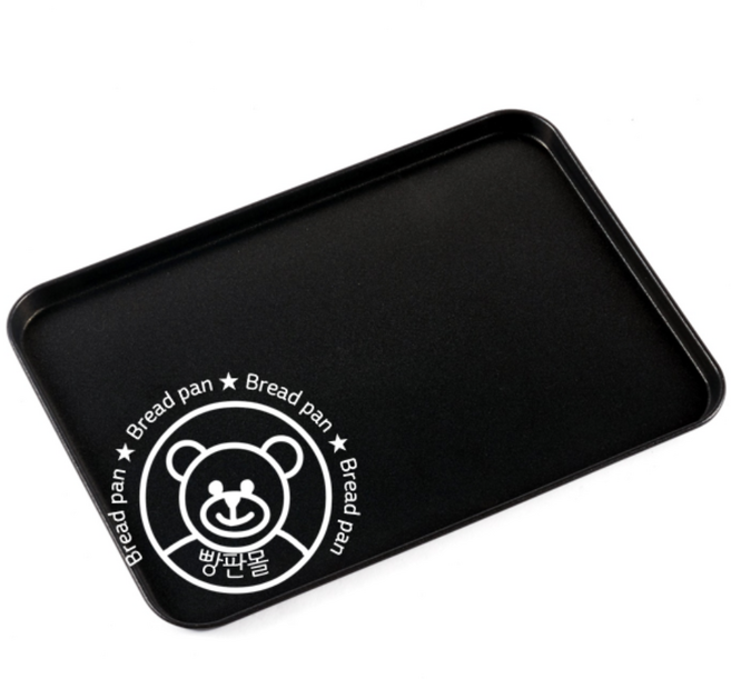 미니오븐팬 미니쿠키팬 훼미리팬 소 양면코팅, 1개