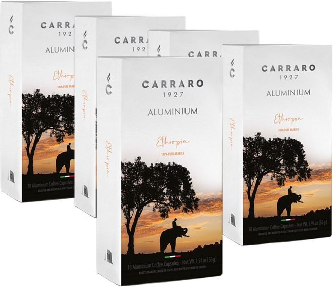 까라로 네스프레소호환 캡슐 커피 알루미늄 에티오피아, 5개, 10개입, 5.5g