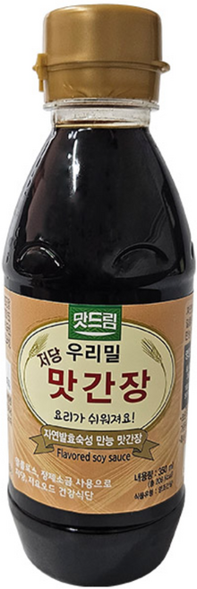 저당 맛 간장, 1개, 350ml