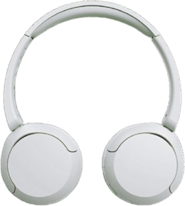 끊김없는 편안한 착용 무선 헤드폰 인강용 고음질 사운드, 화이트