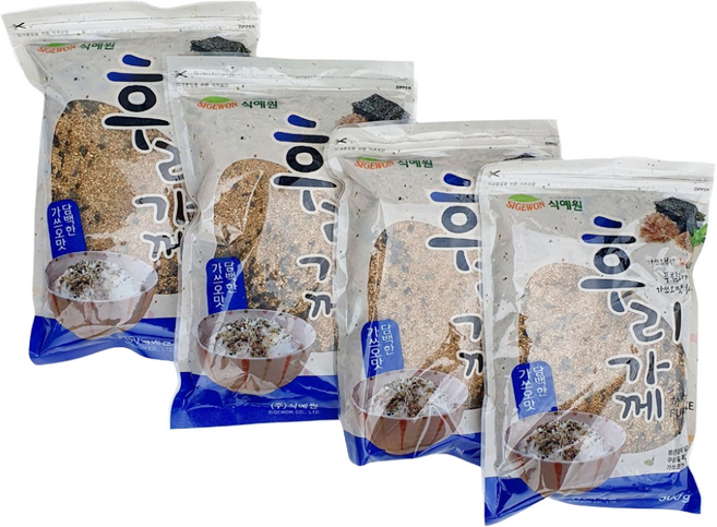 식예원 가쓰오맛후리가께 가쓰오후리가케, 500g, 4개