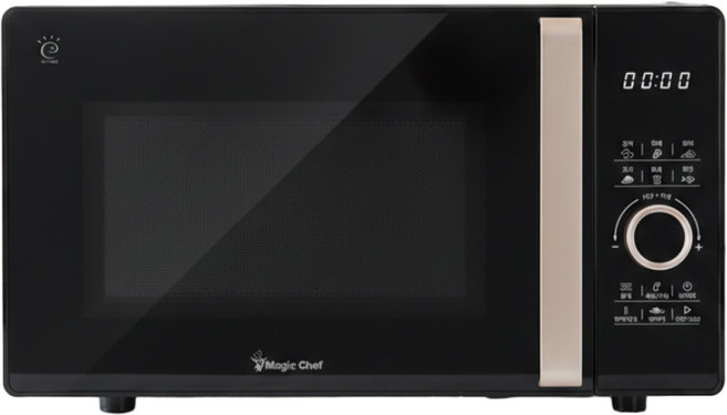 매직쉐프 무회전 플랫 전자레인지 25L 대용량 고출력 가정용, 퓨어블랙