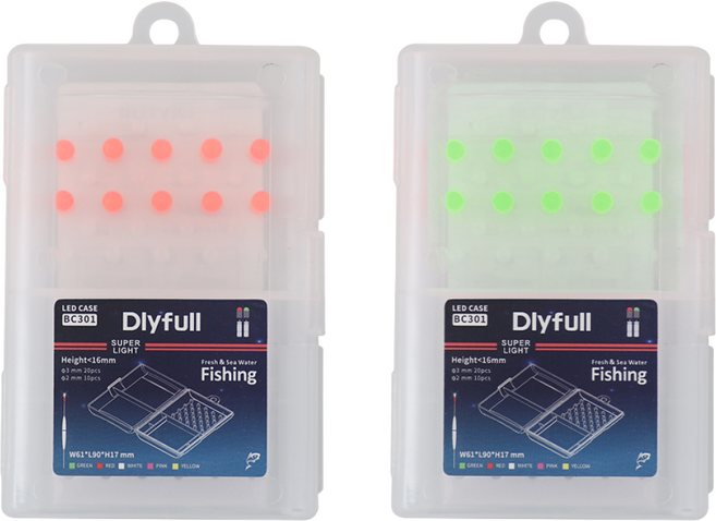 딜라이풀 케미&배터리세트 3mm 케미 10개 + 전지 CR311 10개 총20개입, 오렌지, 20개