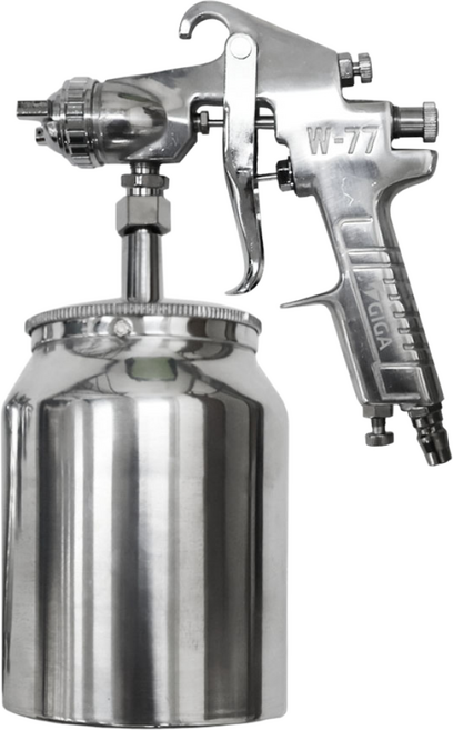 기가 에어 스프레이건 후끼 도색 분사기 자동차 공구 도장 W77 W71 (건+컵), 1개