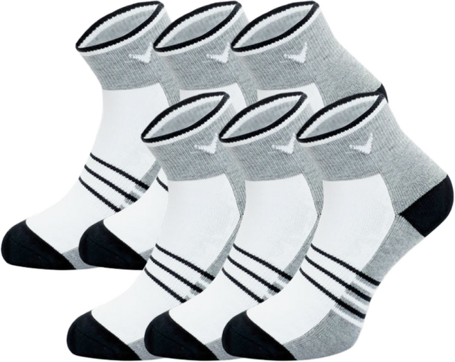 베리아띠 스포츠양말 6족세트 등산양말 테니스 골프 국내산 중목