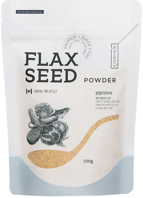착한습관 볶은아마씨가루, 200g, 1개 - 쿠팡