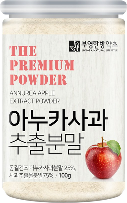 부영한방약초 아누카사과 추출분말 가루, 1개, 100g
