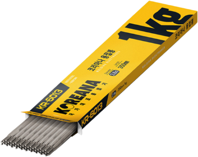 코리아나 아크 용접봉 KR-6013 1kg 소포장 철 용접봉 연강봉, 1개, 코리아나 철용접봉-2.6 1kg KR-6013