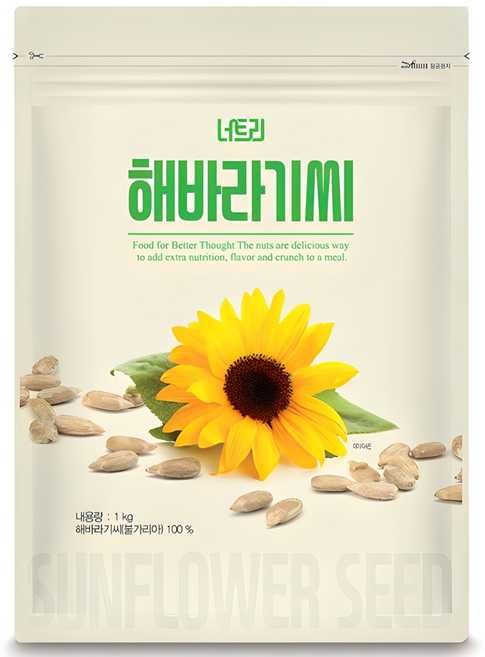 너트리 해바라기씨, 1kg, 1개