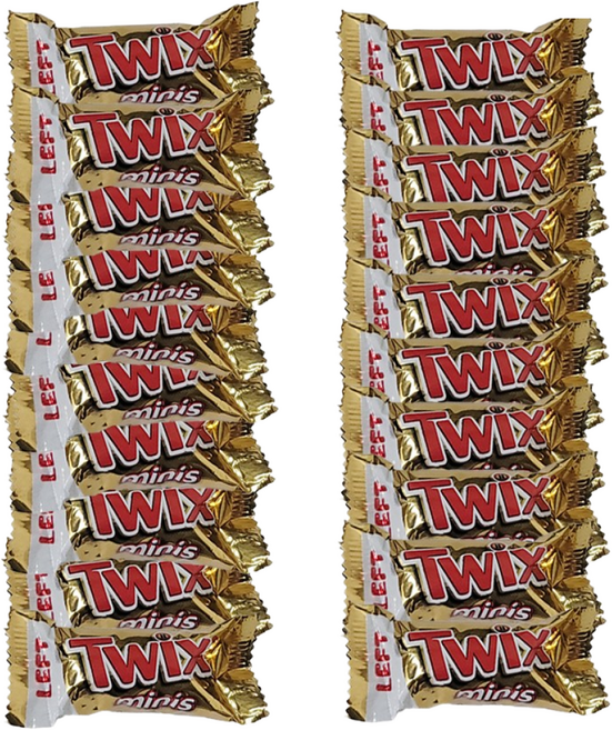 트윅스 미니초코바, 10g, 20개