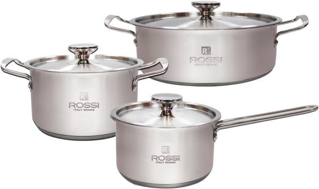 이태리로시 인덕션 스텐 편수 양수 전골 프리모 냄비3종 세트, 1세트