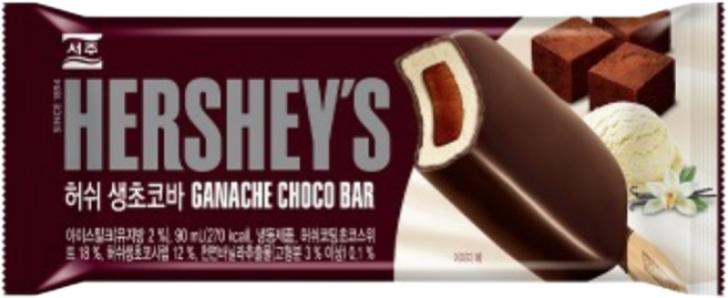 허쉬 아이스크림 생초코바 12개