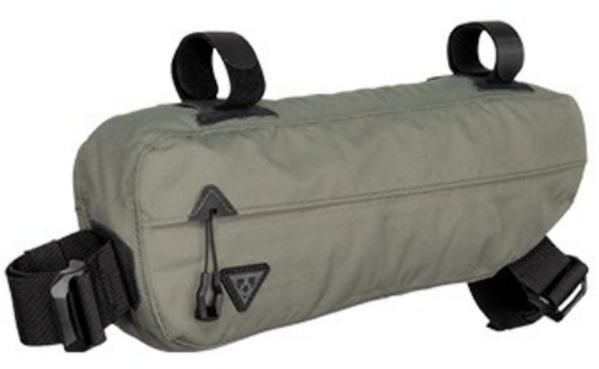 TOPEAK 미들로더 NEW 자전거 프레임 가방 3L, 그린, 1개