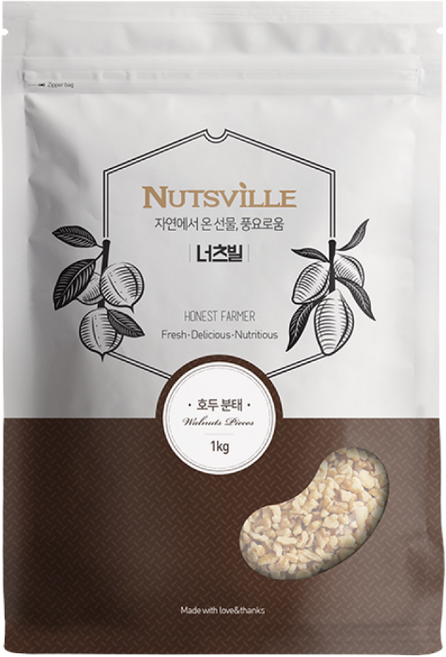 농장과 직접 계약 직수입 너츠빌 호두 분태 1kg [본사직출], 1개, 상세페이지 참조