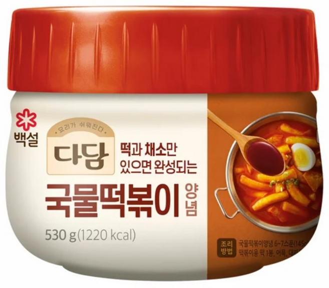 다담 국물떡볶이양념 530g, 5개