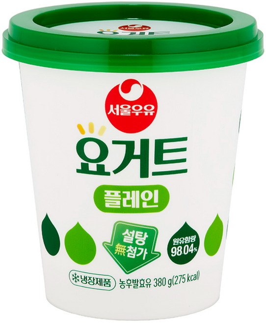 서울우유 요거트 요하임 플레인380g 2개, 380g