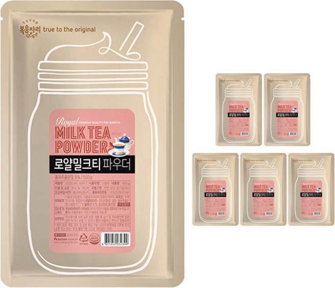 복음자리 로얄 밀크티 파우더, 500g, 1개입, 6개