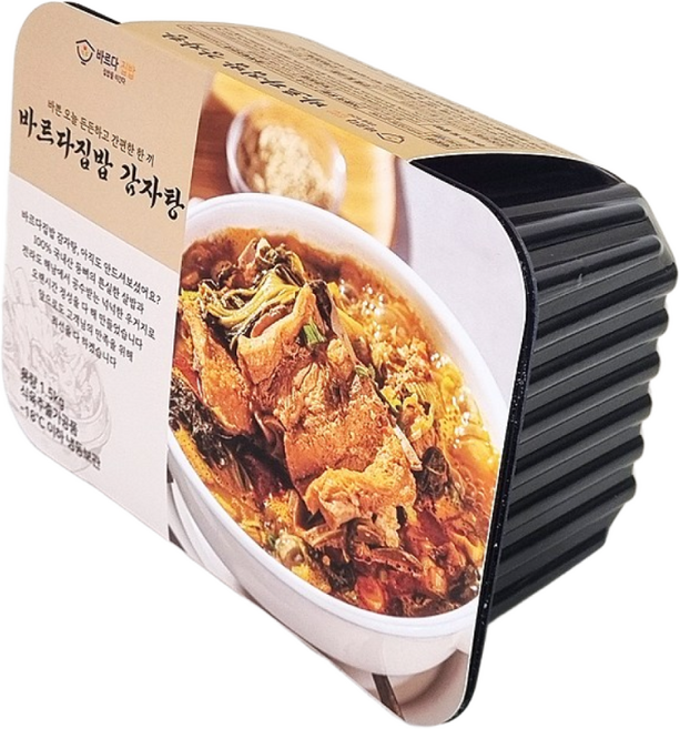 바르다집밥 감자탕 / 뼈해장국 국내산 감자탕 우거지 뼈다귀 해장국 다둥이네 정육점 정성푸드, 2개, 1.5kg