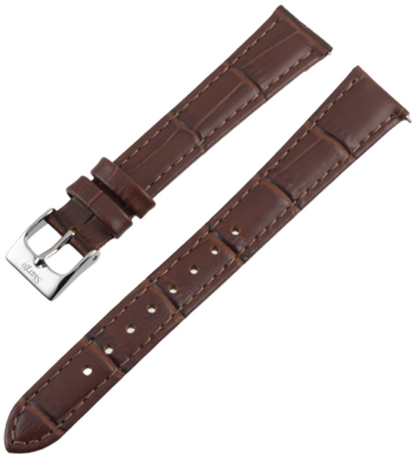 시아르고 SG-010 펜넬 시계줄교체 명품까르띠에탱크솔로 호환 가죽줄 스트랩 밴드 15mm Black Brown