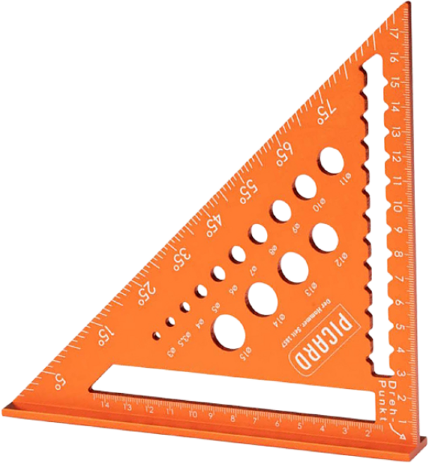 피카드 스퀘어 삼각자 NO.0071520-180 직각자 목수용 180mm, 1개