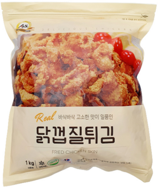 새마원 상도 닭껍질튀김 치맥 후라이드, 1kg, 5개
