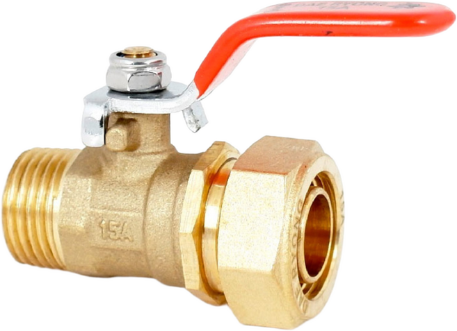 엑셀 무퇴수 햇다밸브 XL 황동 레버식, 1개