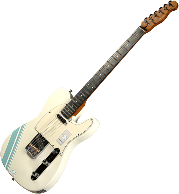 벤티볼리오 산리오캐릭터즈 일렉기타 ST250S Cinnamoroll 시나모롤, 1개