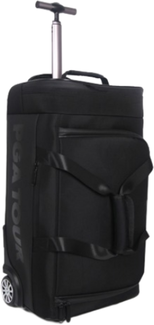 PGA 투어 골프 휠 캐리어 바퀴 보스턴 백, 블랙