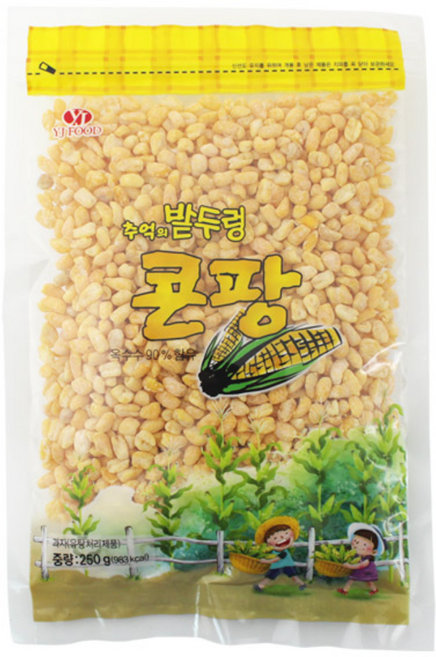 영진 콘팡 옥수수스낵, 250g, 20개
