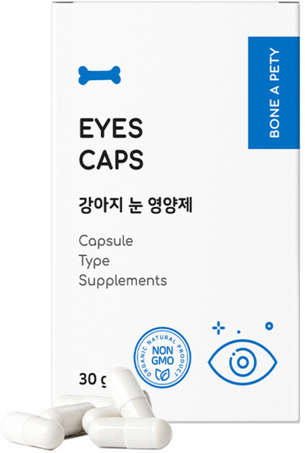 본아페티 강아지 캡슐 기능성 영양제, 60정, 눈물개선/눈건강, 1개