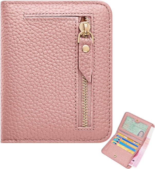 여성 프리미엄 심플 슬림 소가죽 반지갑 BYN-9017