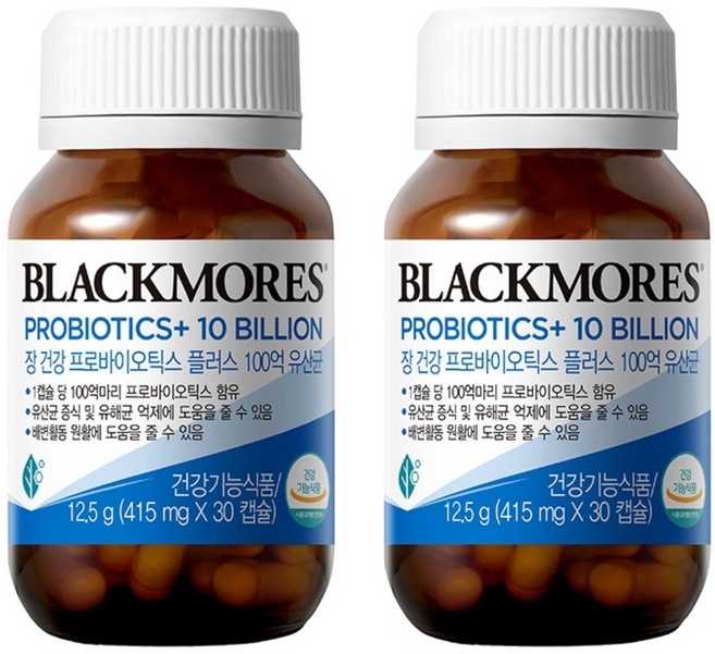 블랙모어스 유산균, 30정, 2개