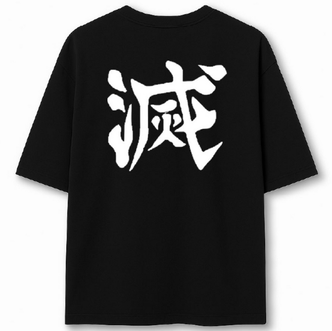 오드아이 귀멸의칼날 귀살대 티셔츠 반팔티 데일리 오버핏 옷 굿즈