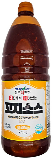 청우 더진한 꼬지소스 순한맛, 2.1kg, 7개