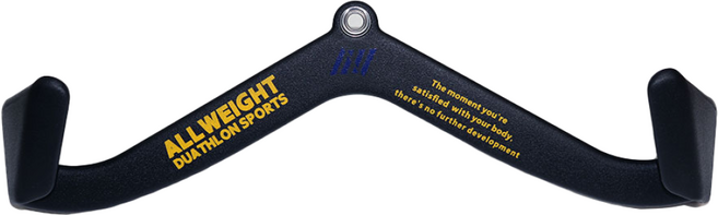 Allweight 맥그립 냄새없는 pvc소재 케이블머신 보조그립 등근육 운동 멀티랙 랫풀다운 하이풀리 보조손잡이, 미디움(네로우), black