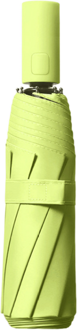 가볍고 휴대하기 쉬운 학생 남녀공용 3단 자동 접이식 양우산