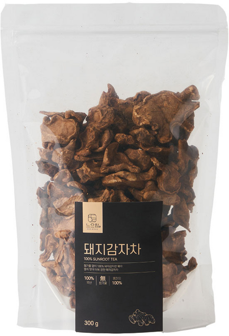 느으림 건강하게 두 번 볶은 국산 돼지감자차, 1개, 300g