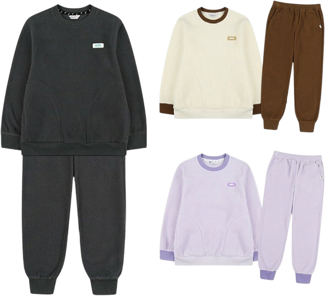 [매장발송] 네파 키즈 남여 상하 트레이닝 세트 플리스 긴팔 긴바지 등원복 신학기 초등학생 활동복 캠핑 봄가을