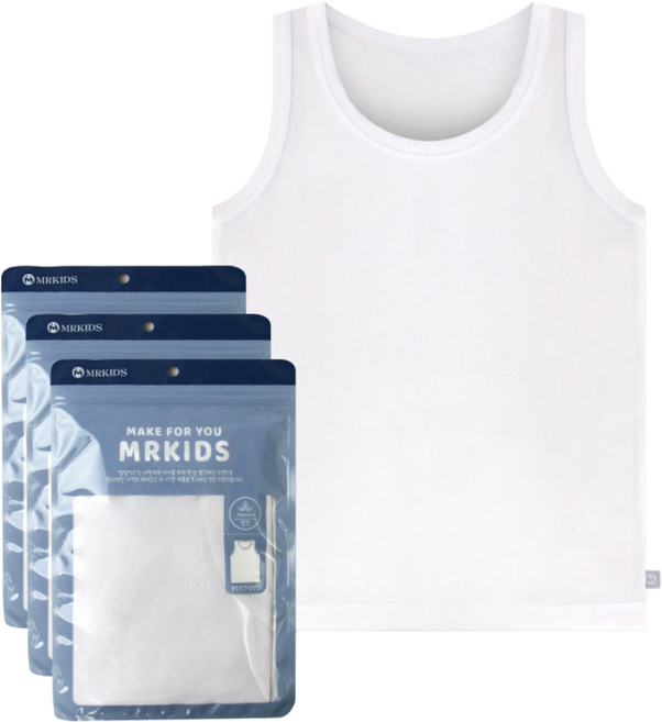 엠알키즈 남아용 인견 런닝