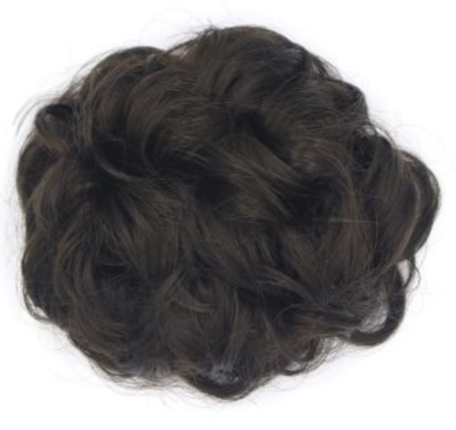 끌레오라미 당고머리 헤어 자동핀 대형, 자연갈색, 1개