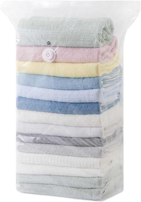 스텔라룸 청소기 필요없는 이불 의류 여행용 압축팩, 1세트, 8개입