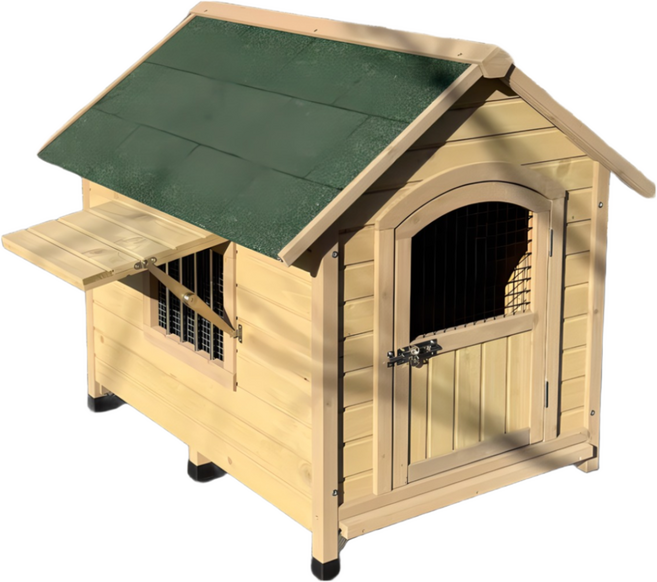 원목 야외 대형견집 (디자인5), 1개