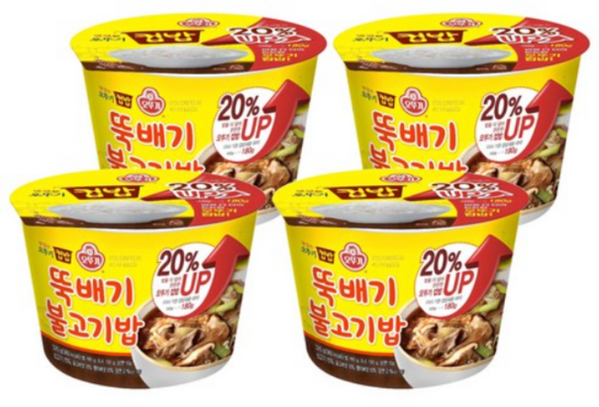 오뚜기 뚝배기불고기밥, 320g, 10개