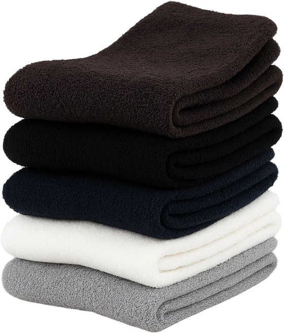 100% 국산 수면양말 5족세트 남녀공용 털빠지지 않는 무압박 임산부 보온양말