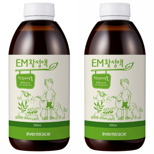 에버미라클 EM 활성액, 500ml, 2개