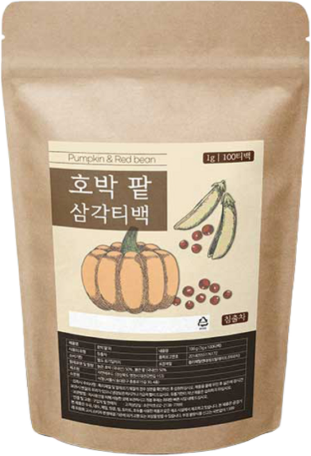조은약초 호박팥차 삼각티백, 1g, 1개, 100개입