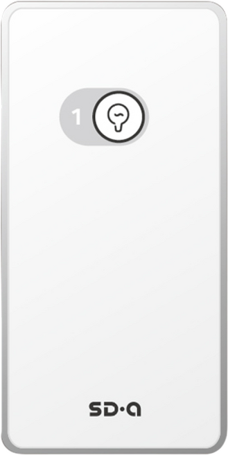 신동아 타임키퍼 리모컨 송신기 스위치, 1구 리모컨-화이트, 1개